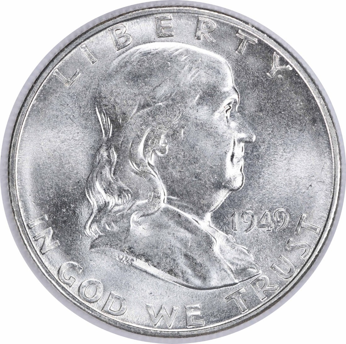 1949-S Franklin Silver Half Dollar Choice BU Uncertified Coin (1 of 2)