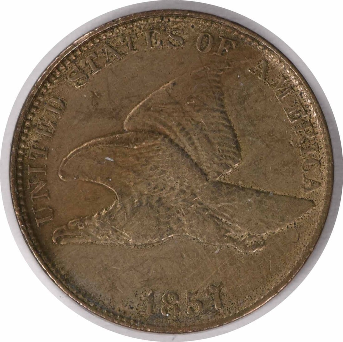1857 Flying Eagle Cent XF Uncertified James Barton Longacre Design (1 of 2)