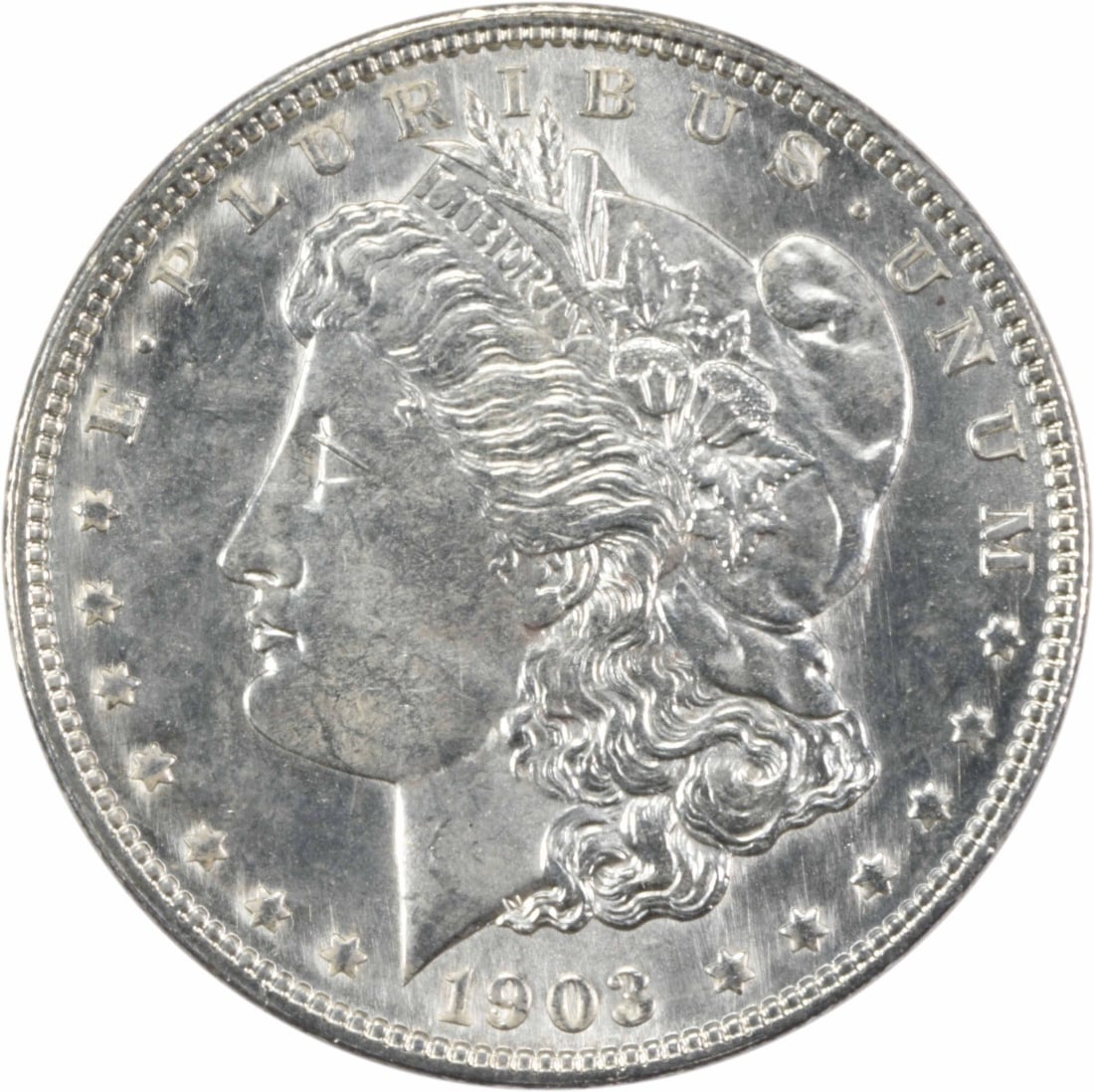 1903 Morgan Silver Dollar Choice BU Uncertified Silver Coin (1 of 2)