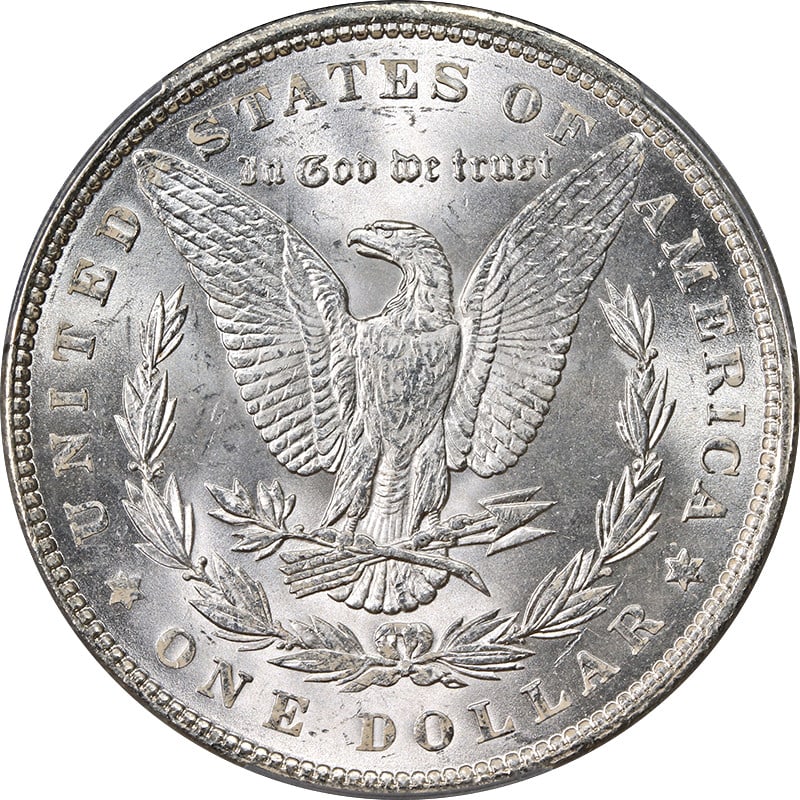 PCGS MS65 1889-P Morgan Dollar VAM 16 Doubled Ear Variety Silver Coin (1 of 4)