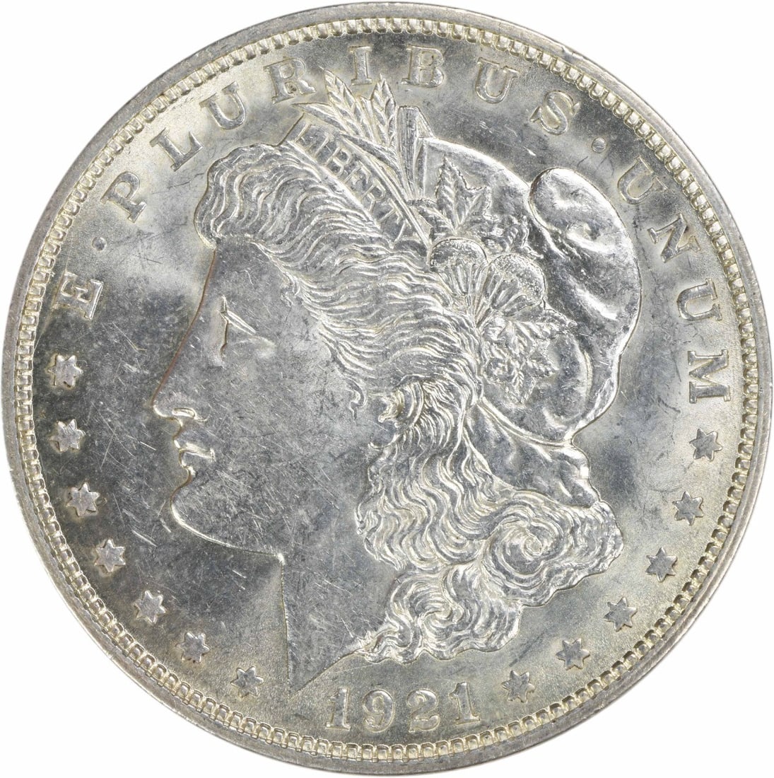 1921 Morgan Silver Dollar BU Uncertified Silver Coin: 1921 Morgan Silver Dollar BU Uncertified Silver Coin Discover the 1921 Morgan Silver Dollar, a classic collectible coin in uncirculated condition. This beautiful coin boasts a composition of silver an