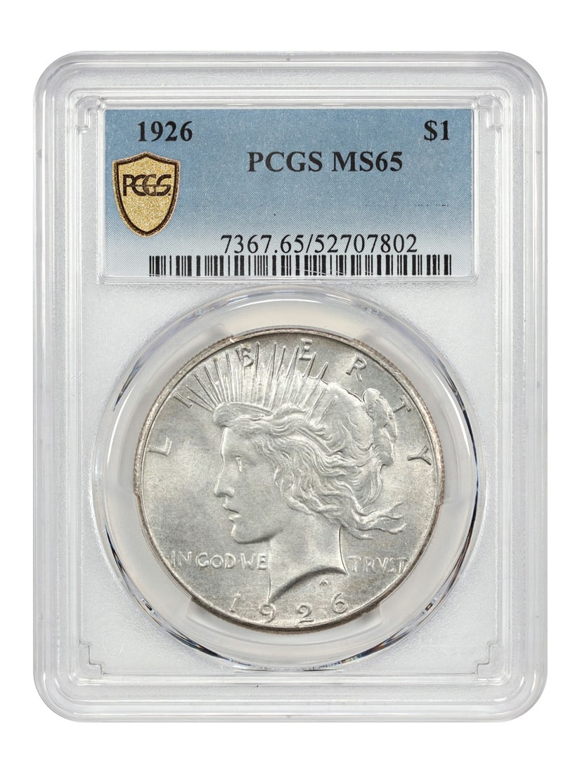 1926 Peace Silver Dollar Uncirculated PCGS MS65 (1 of 4)