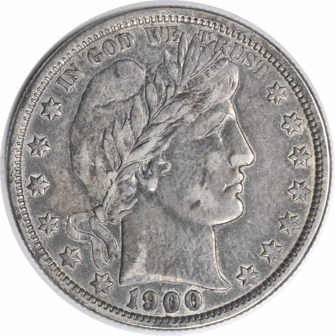 1900-O Barber Silver Half Dollar 90% Silver EF Circulated Coin (1 of 2)