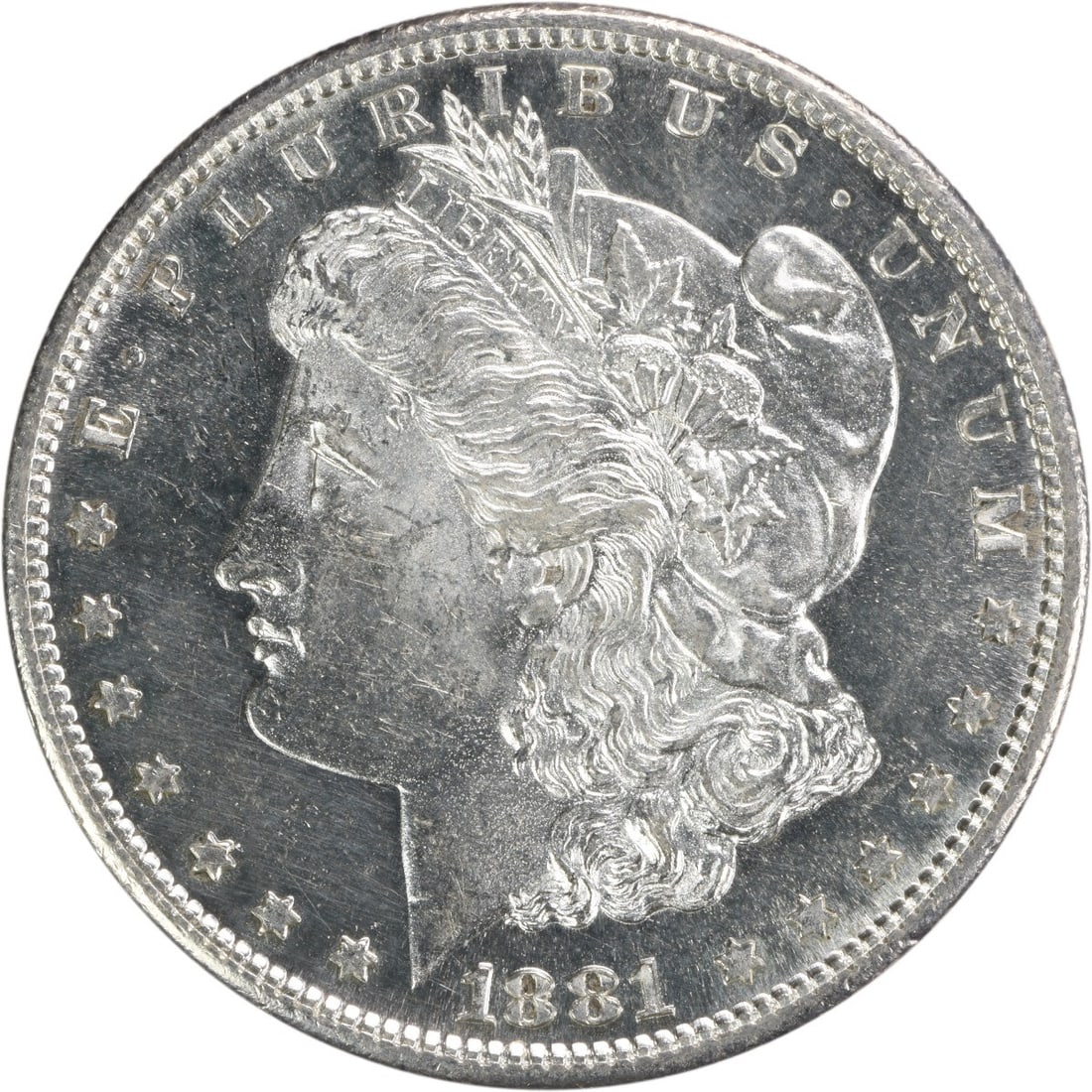 1881-S Morgan Silver Dollar Choice BU Uncertified Silver Coin (1 of 2)