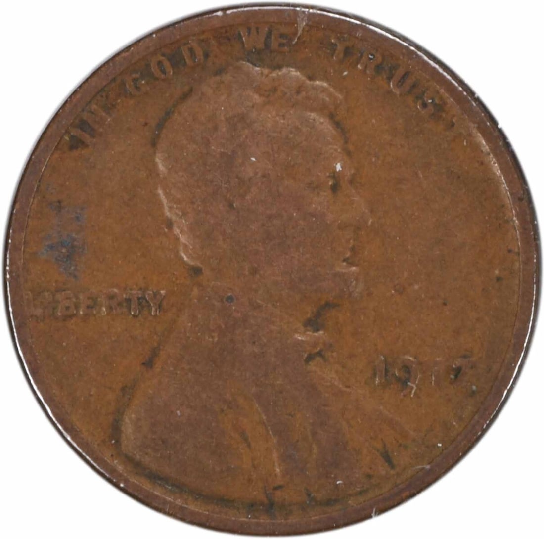 1917 Lincoln Cent DDO FS-101 Copper Small Cent Uncertified (1 of 2)