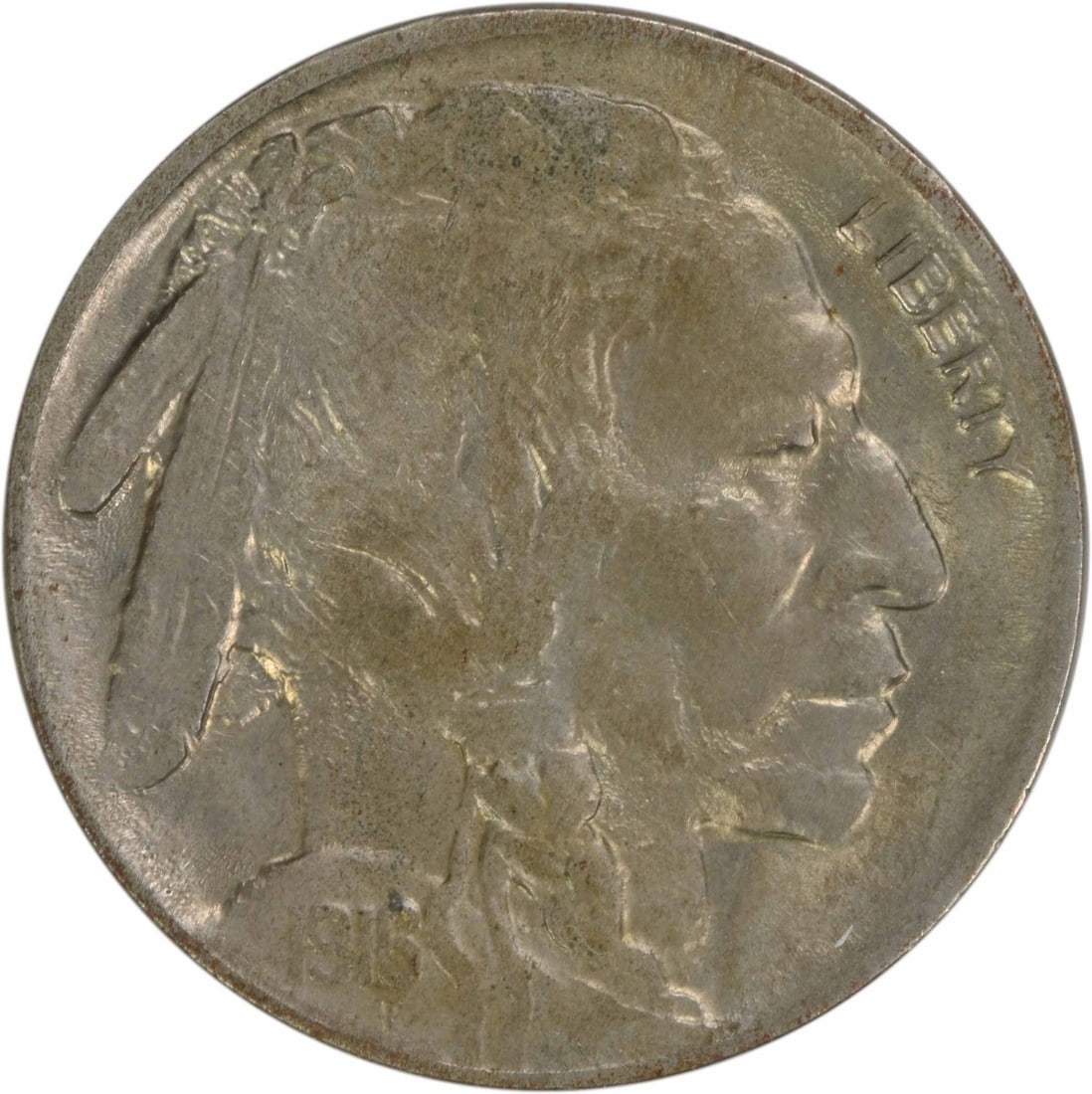 1916-D Buffalo Nickel Uncertified Brilliant Uncirculated Coin (1 of 2)