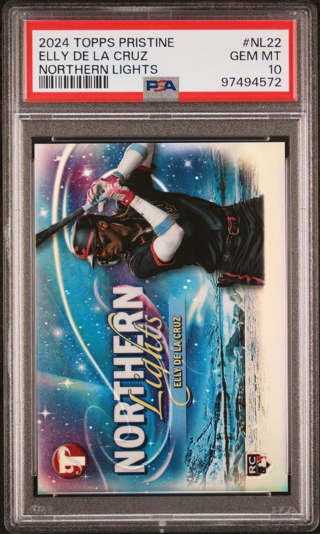 2024 Topps Pristine Elly De La Cruz Rookie Card PSA 10 (1 of 2)