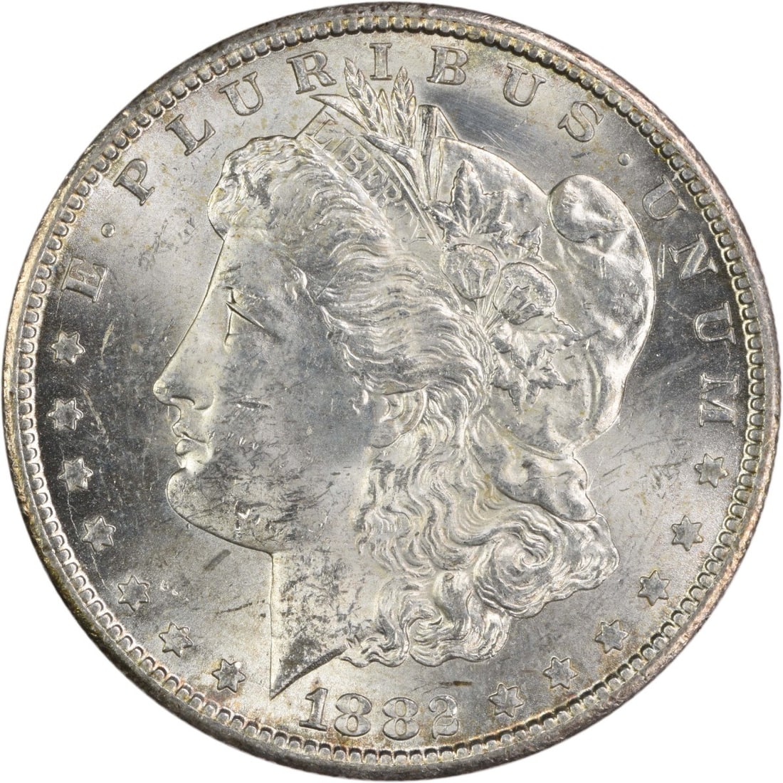 1882 CC Morgan Silver Dollar Uncertified Brilliant Uncirculated (1 of 2)