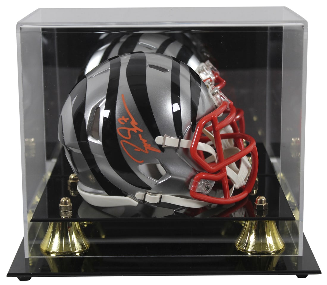 Cincinnati Bengals Boomer Esiason Signed Flash Speed Mini Helmet with Beckett Authentication (1 of 3)