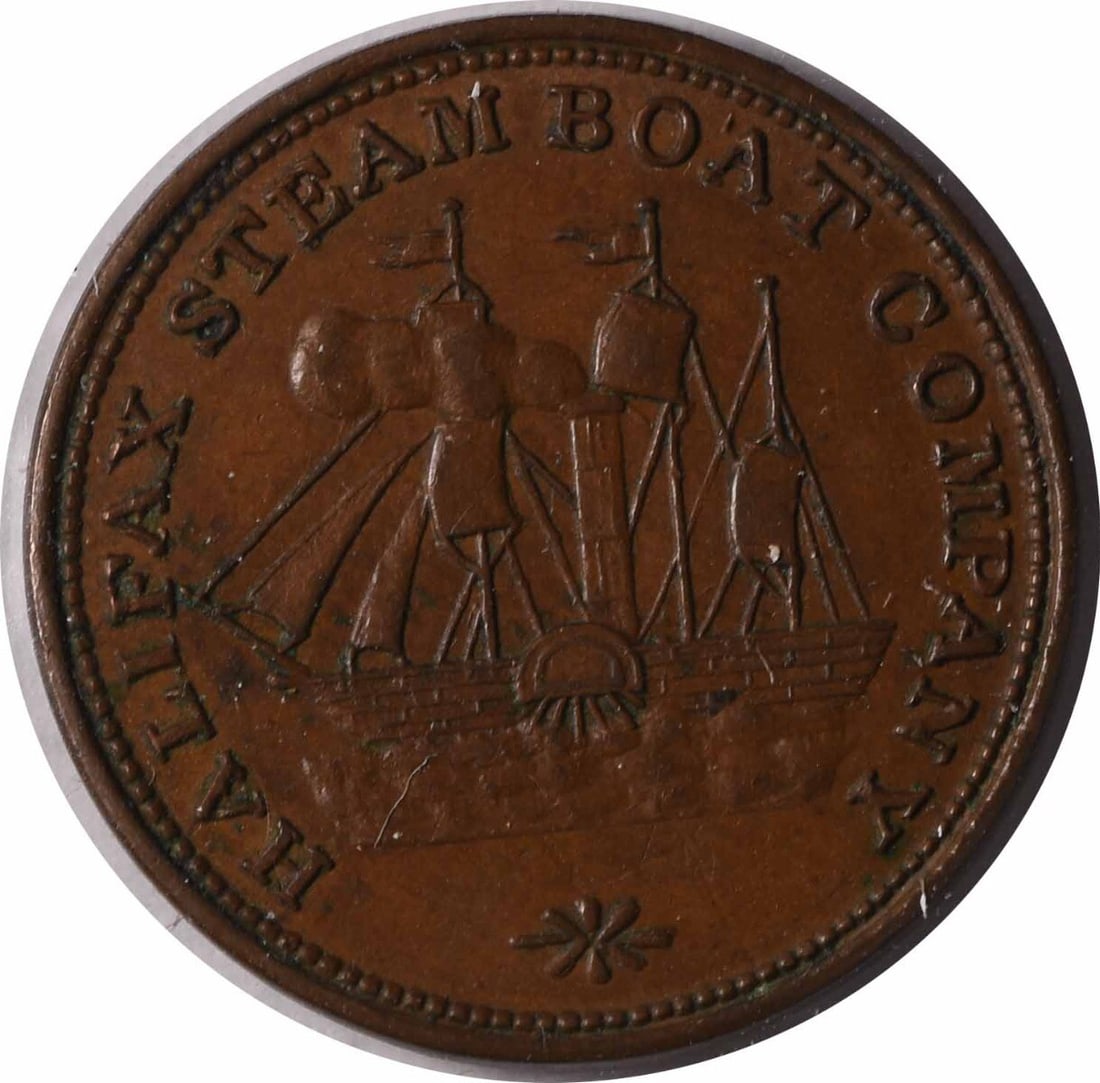 ND Halifax Ferry Token AU Uncertified Historical Maritime Collectible (1 of 2)