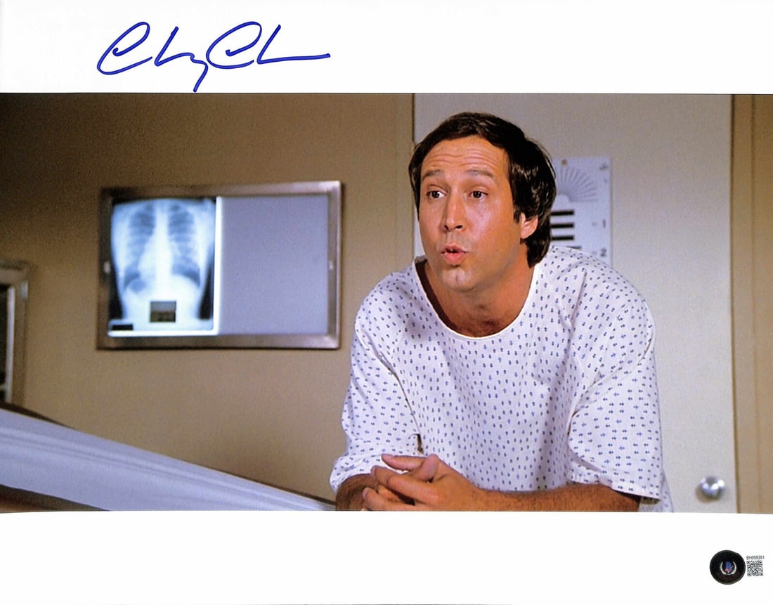 Chevy Chase Signed 11x14 Fletch Photo Beckett Certified (1 of 1)