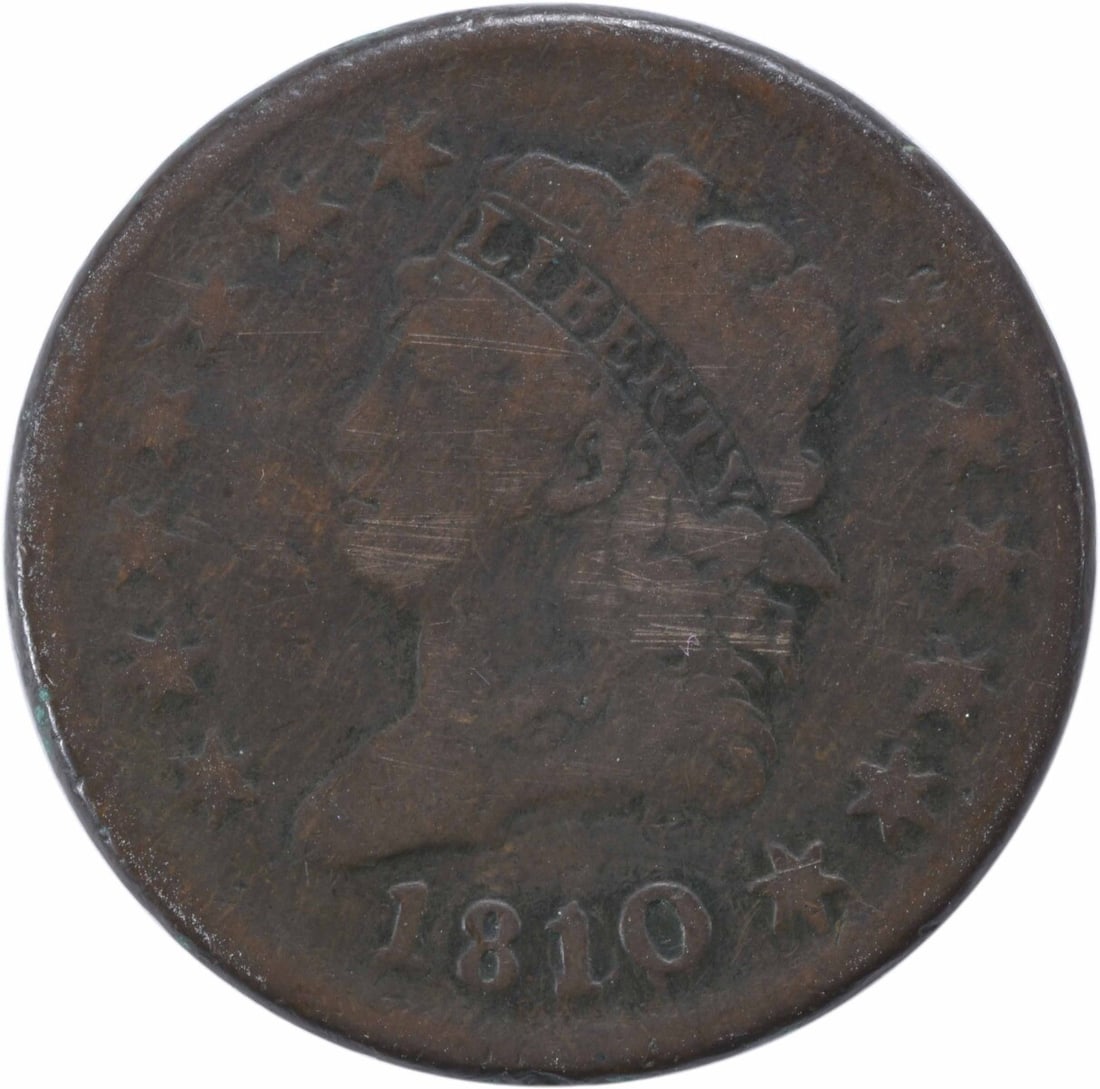1810 Large Cent Copper Classic Head by John Reich (1 of 2)
