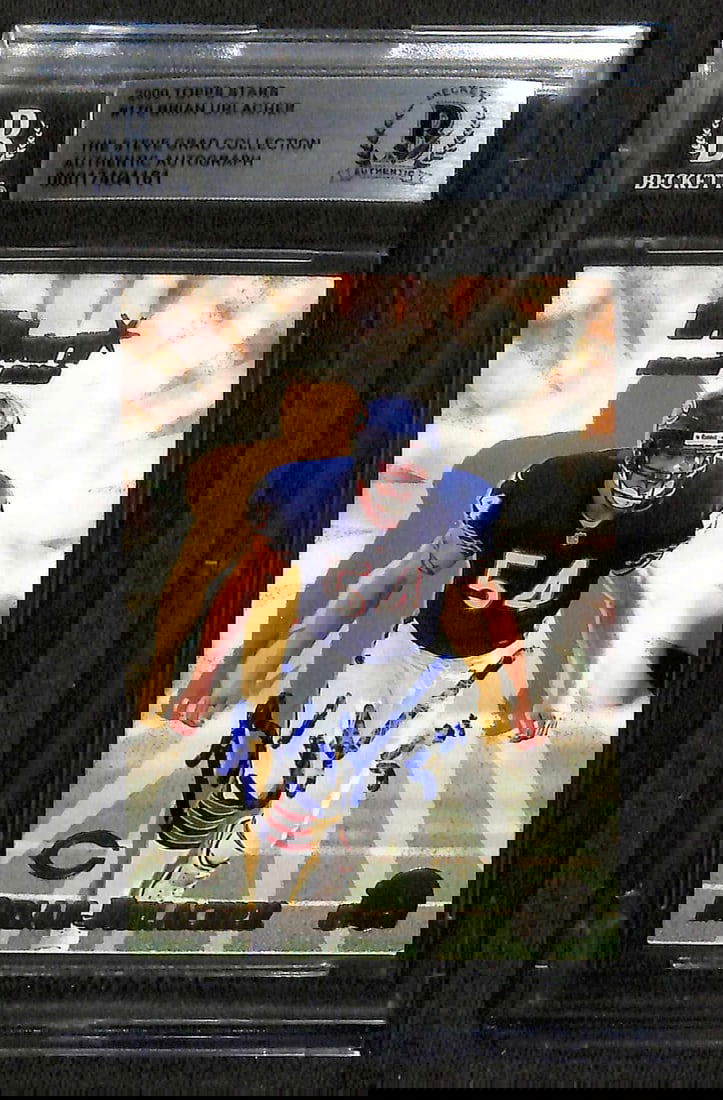 Brian Urlacher Signed 2000 Topps Stars #170 Card Beckett Authenticated (1 of 1)