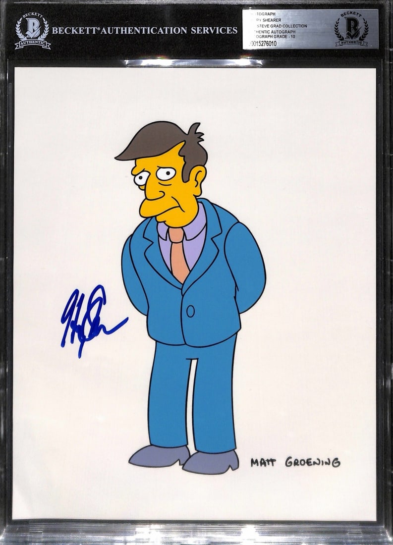 Harry Shearer Signed 8x10 Principal Skinner Photo Beckett Authenticated (1 of 1)