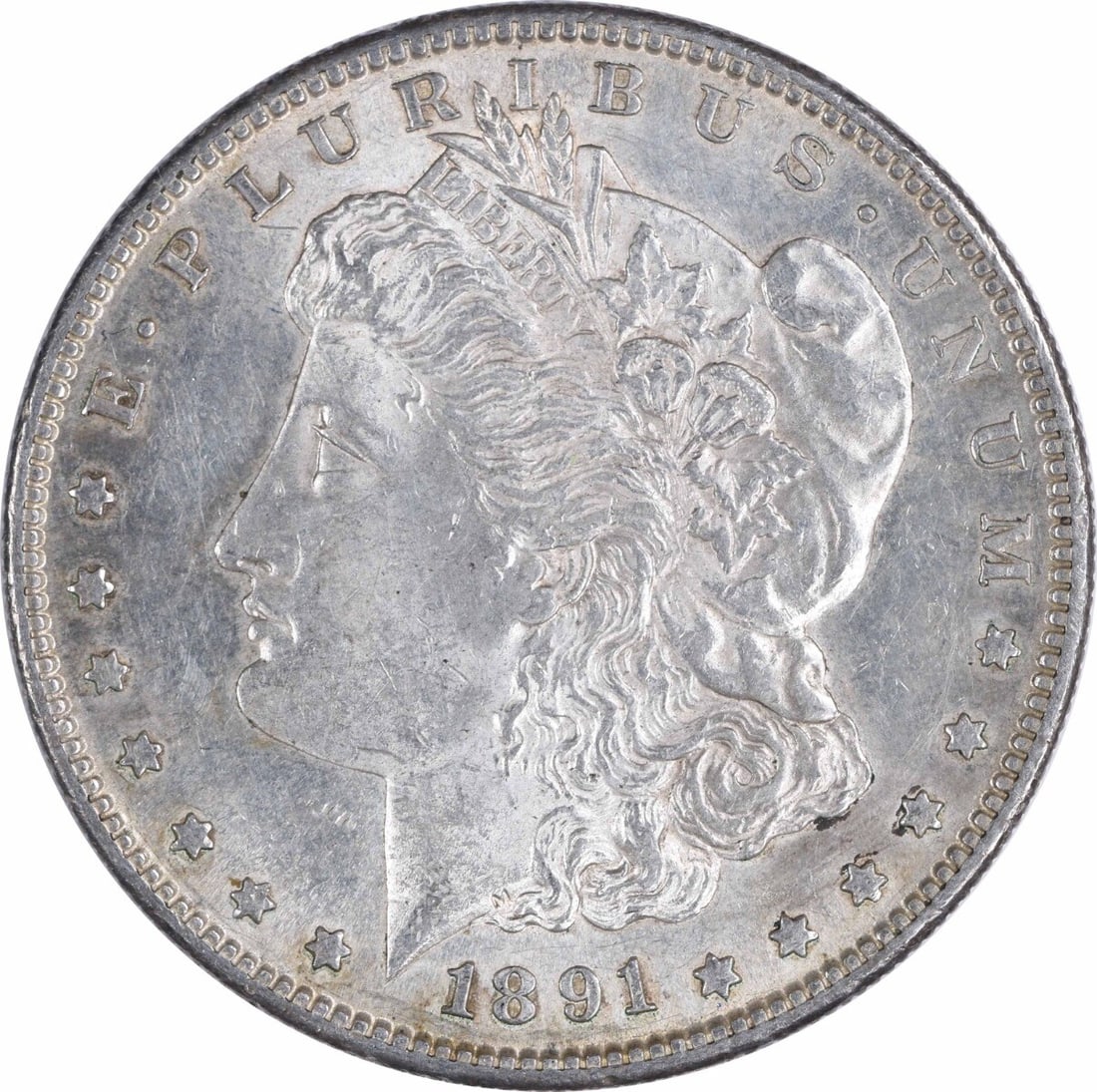 1891-S Morgan Silver Dollar AU Uncertified George T. Morgan Design (1 of 2)