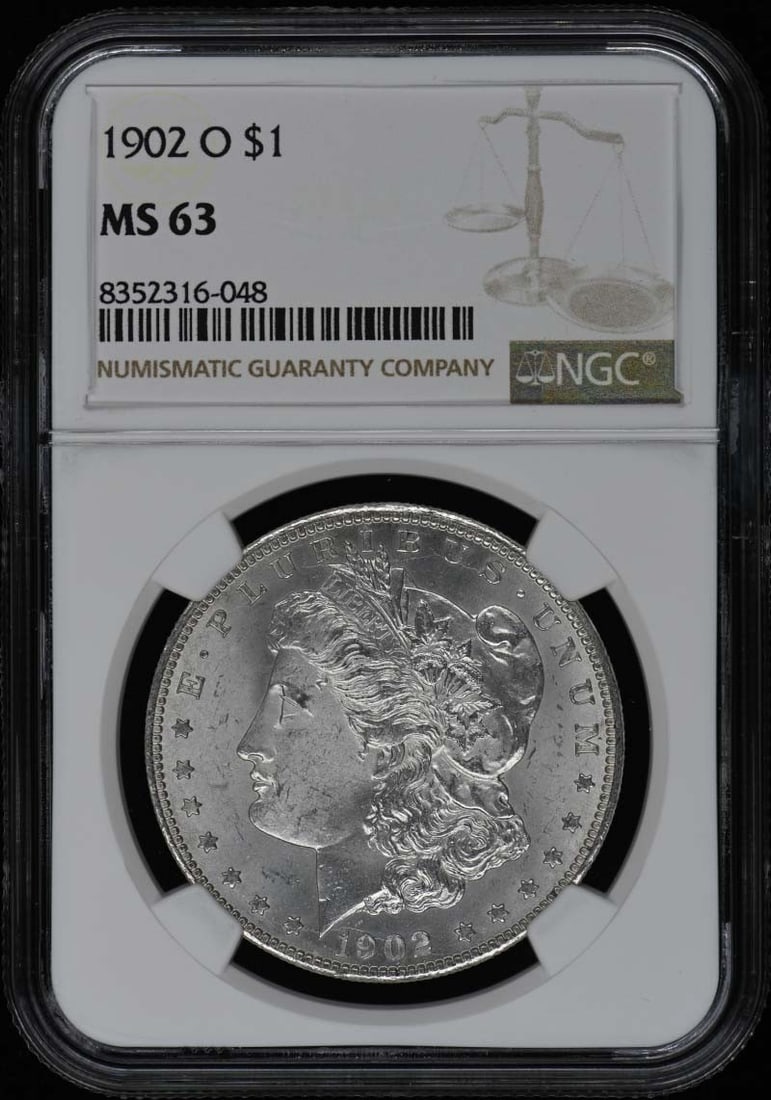 1902-O Morgan Dollar NGC MS63 Uncirculated Coin (1 of 2)