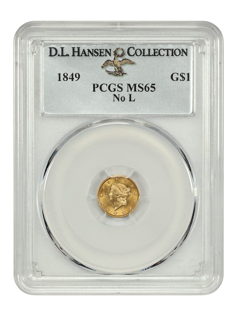 1849 G$1 Gold Dollar PCGS MS65 Better Variety No L (1 of 4)