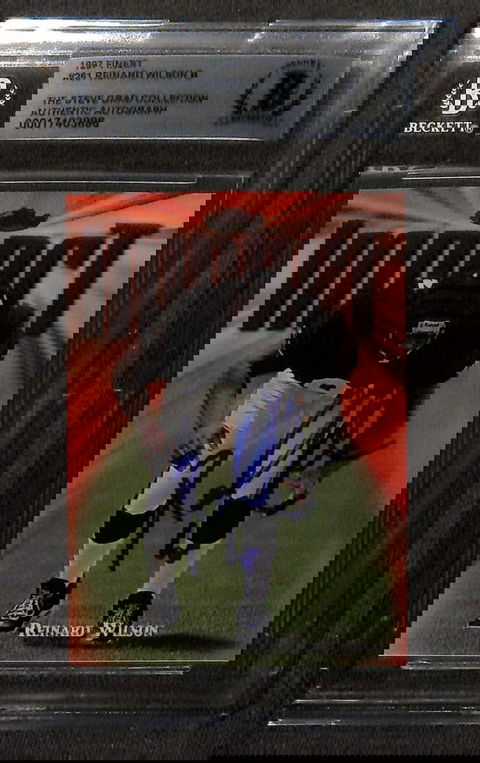 Reinard Wilson 1997 Finest #261 Autographed Card Beckett Authenticated (1 of 1)