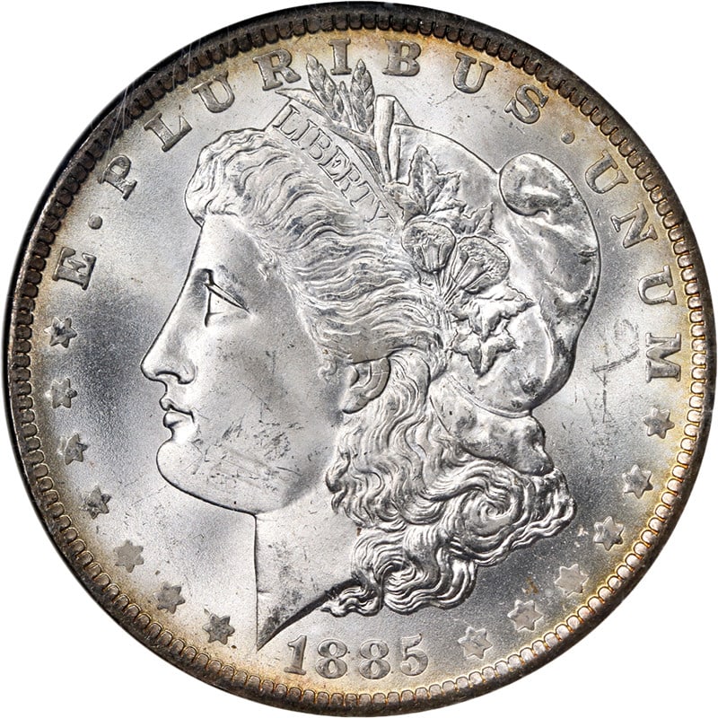 1885-O Morgan Silver Dollar NGC MS65 Uncirculated Strong Strike (1 of 4)