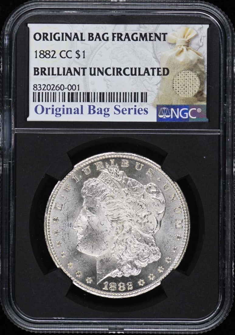 1882-CC NGC Certified Morgan Dollar MS60 Uncirculated Coin (1 of 2)