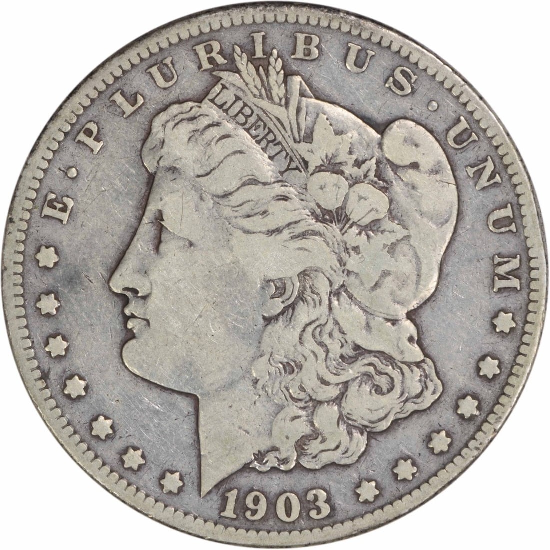 1903-S Morgan Silver Dollar 90% Silver Choice F Uncertified (1 of 2)