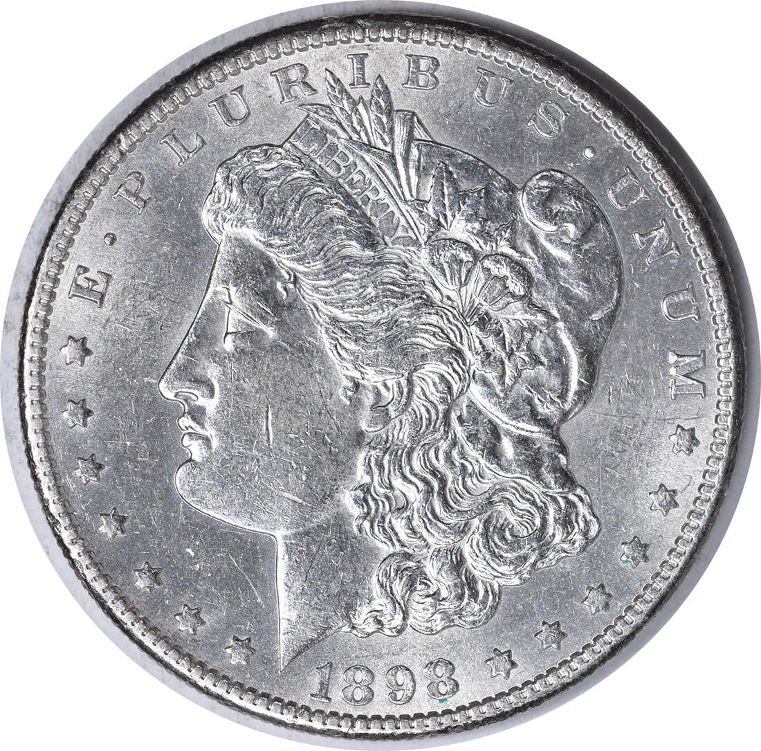 1898-S Morgan Silver Dollar AU Uncertified Coin San Francisco (1 of 2)