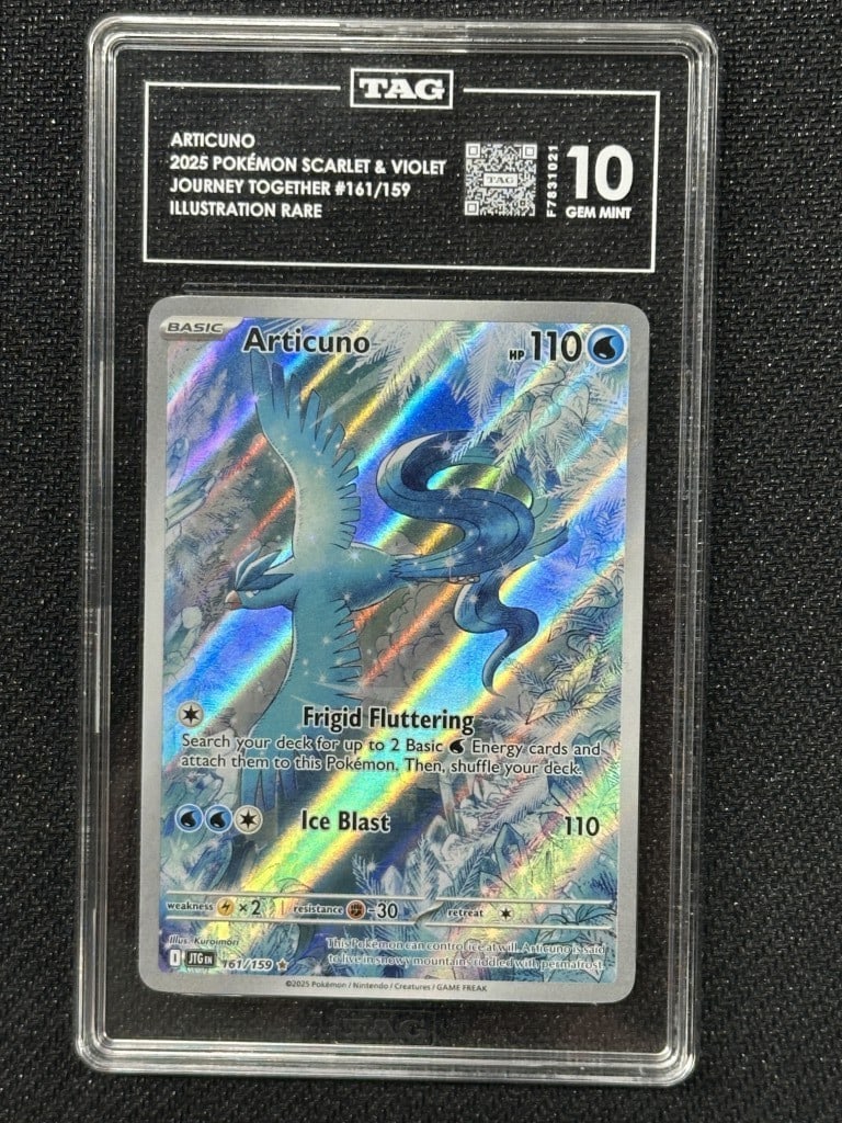 Articuno Pokemon Journey Together Rare Card TAG 10 161/159 (1 of 2)