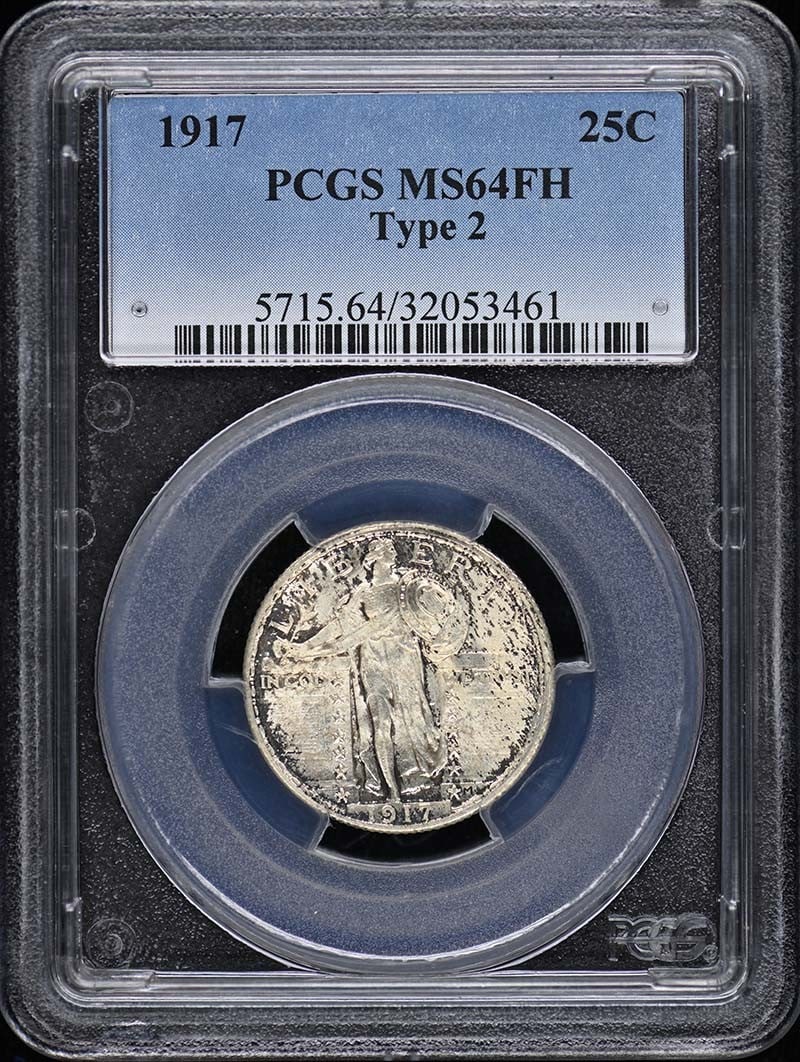 1917 Standing Liberty Quarter 25C PCGS MS64FH Uncirculated (1 of 4)