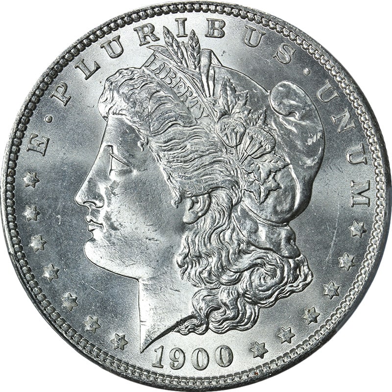 1900-P Morgan Silver Dollar PCGS MS63 Great Luster and Eye Appeal (1 of 4)