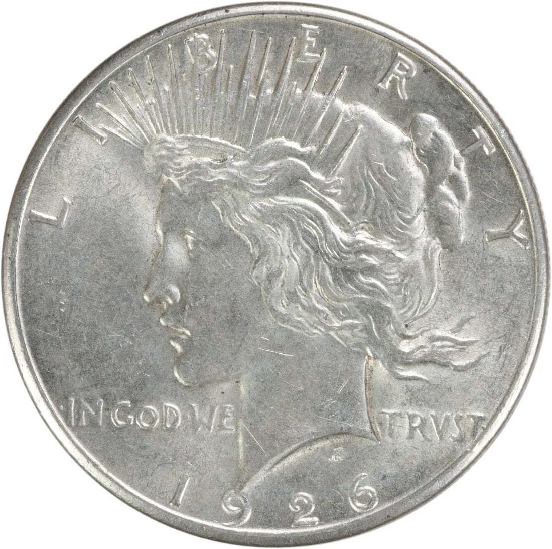1926-S Peace Silver Dollar AU Uncertified 90% Silver Coin (1 of 2)