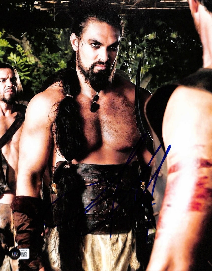 Jason Momoa Game of Thrones Autographed 11x14 Photo Beckett Certified (1 of 1)