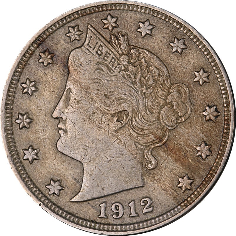 1912-D Liberty V Nickel Denver Circulated Coin (1 of 2)