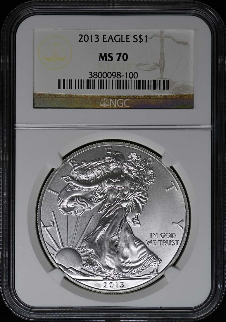2013 Eagle S$1 Coin NGC MS70 Certified Philadelphia (1 of 2)