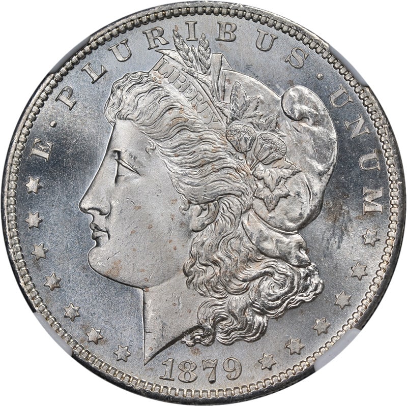 1879-S Morgan Silver Dollar NGC MS66 Blazing White Gem (1 of 4)