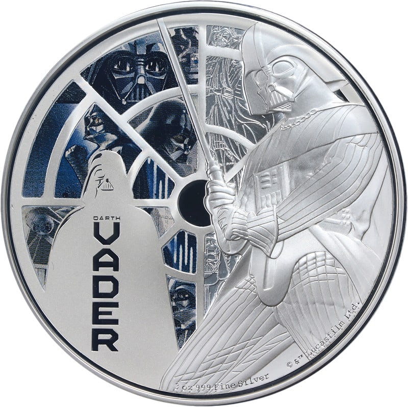 3 oz Silver 2022 Niue $10 Coin Star Wars Darth Vader Original Packaging (1 of 3)