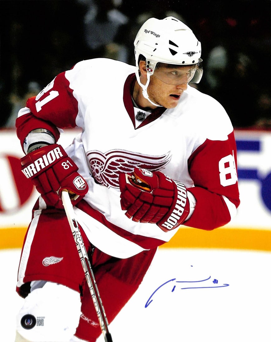 Marian Hossa Signed 11x14 Detroit Red Wings Photo Beckett Certified (1 of 1)