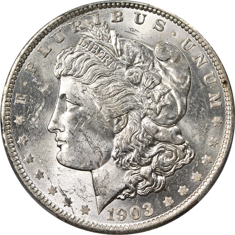 1903-O Morgan Silver Dollar PCGS MS61 Uncirculated Blast White (1 of 4)