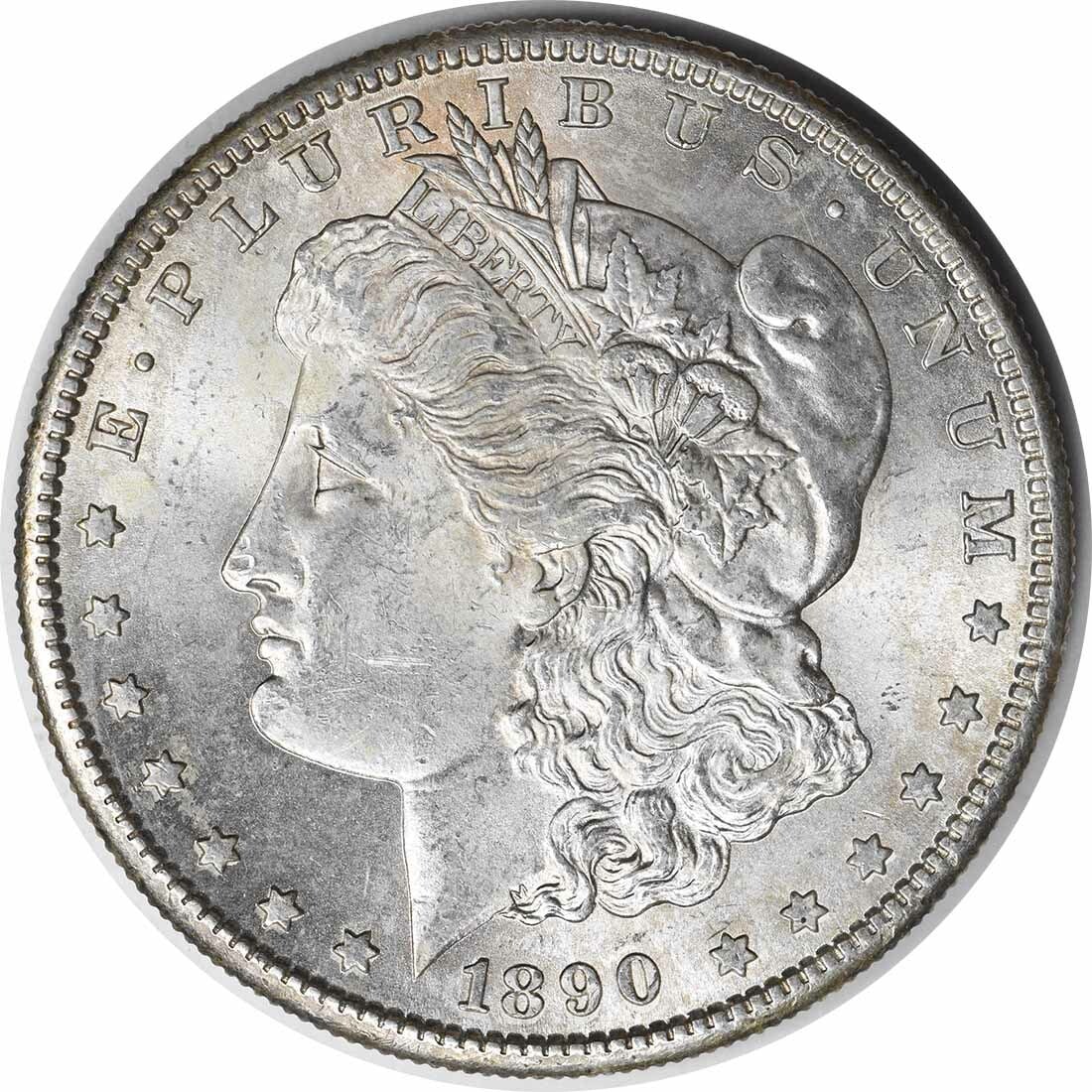 1890-S Morgan Silver Dollar Choice Brilliant Uncirculated Silver Coin (1 of 2)