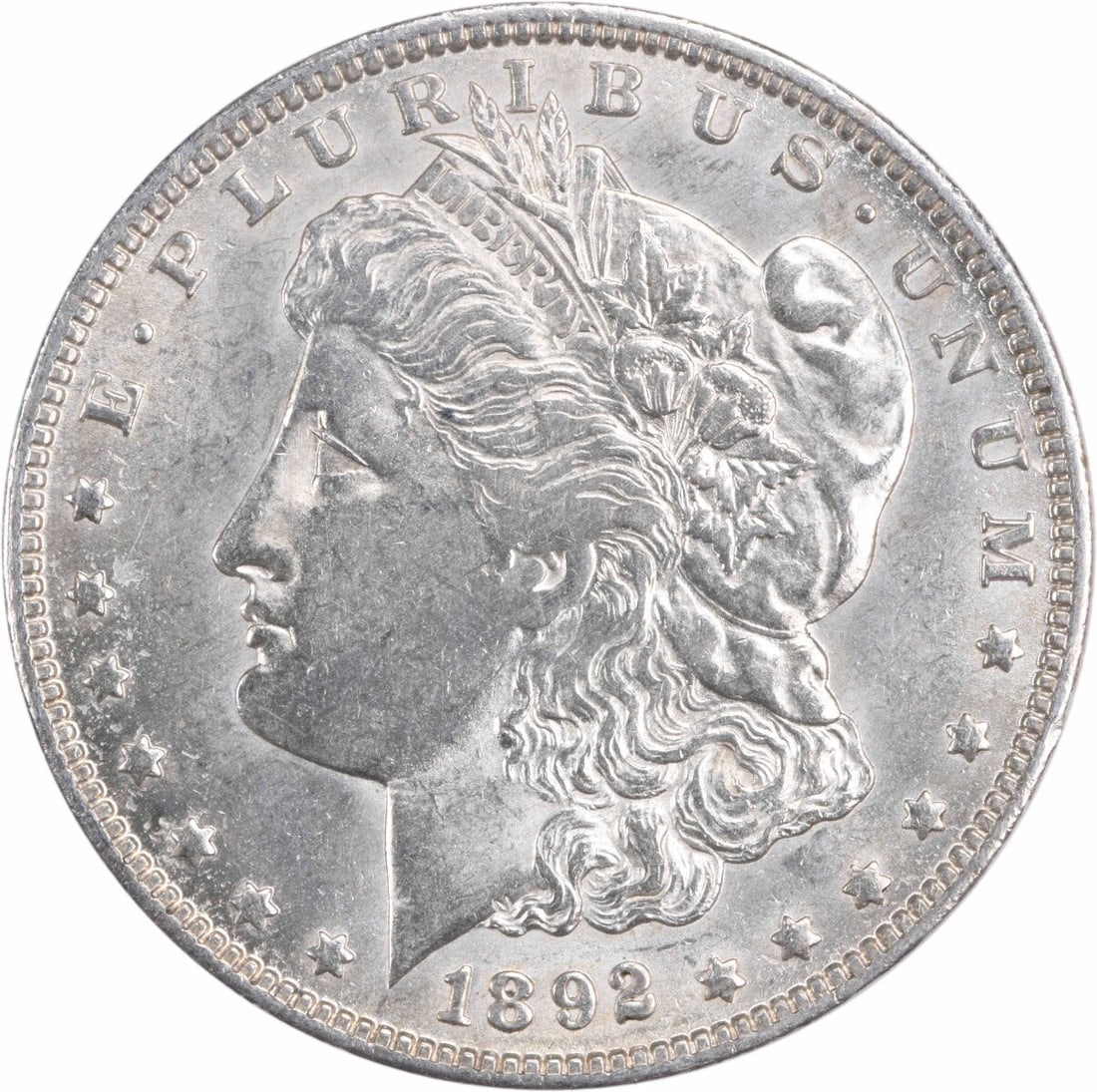 1892-O Morgan Silver Dollar AU Uncertified George T Morgan Design (1 of 2)