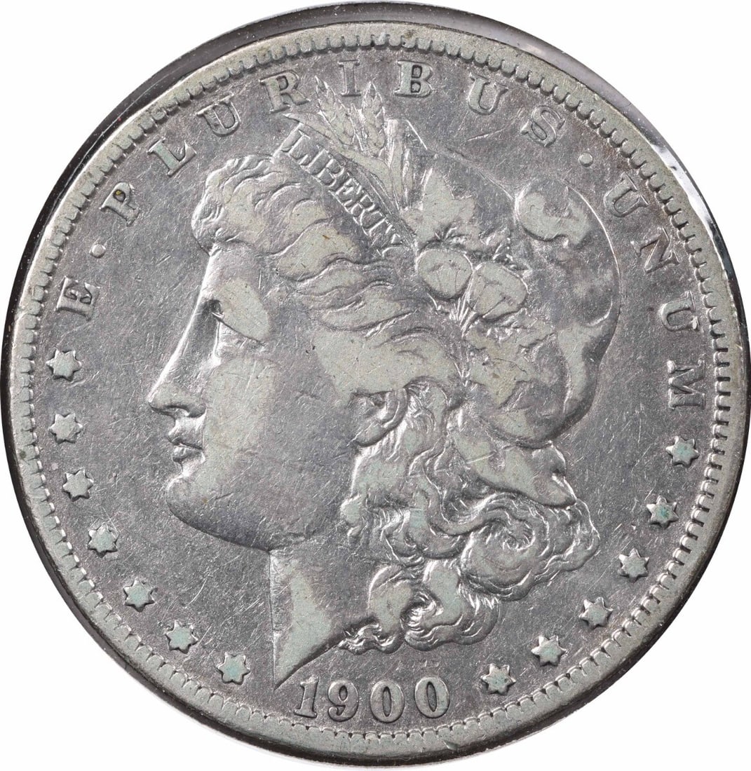 1900-O Morgan Silver Dollar 90% Silver F Uncertified Coin (1 of 2)