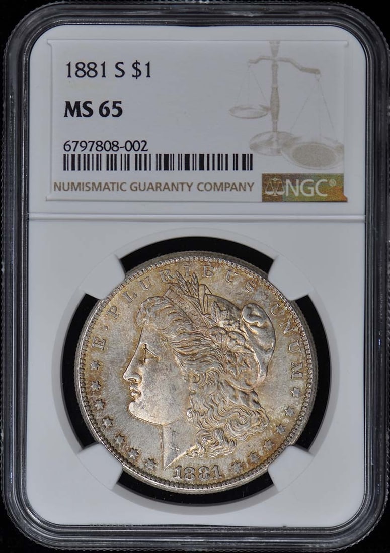 1881-S Morgan Dollar NGC MS65 Uncirculated San Francisco (1 of 2)