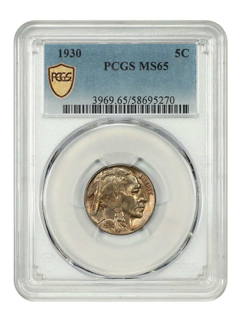 1930 Buffalo Nickel 5C PCGS MS65 Uncirculated Philadelphia Mint (1 of 4)