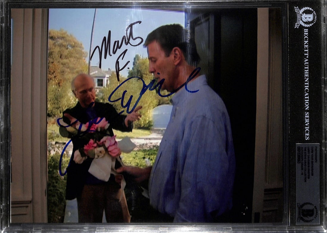 Curb Your Enthusiasm Signed 8x10 Photo by Larry David Bob Einstein BAS 10: Curb Your Enthusiasm Signed 8x10 Photo by Larry David Bob Einstein BAS 10 This is an autographed 8x10 photograph from the acclaimed TV series Curb Your Enthusiasm, featuring signatures from Larry Davi