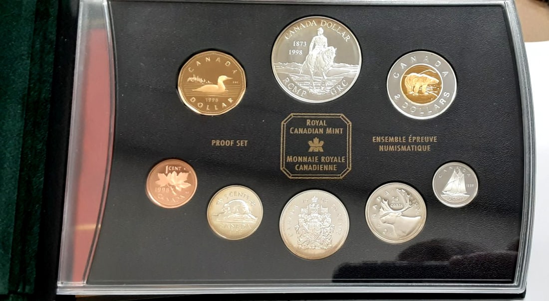 1998 Canada 125th Anniversary Proof Set with Silver Dollar and COA (1 of 4)