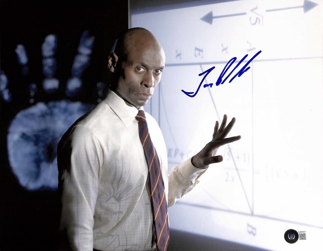 Lance Reddick Signed 11x14 Photograph as Philip Broyles Beckett Certified: Lance Reddick Signed 11x14 Photograph as Philip Broyles Beckett Certified This stunning 11x14 color photograph features Lance Reddick's autograph, signed in blue permanent marker. Reddick, renowned fo