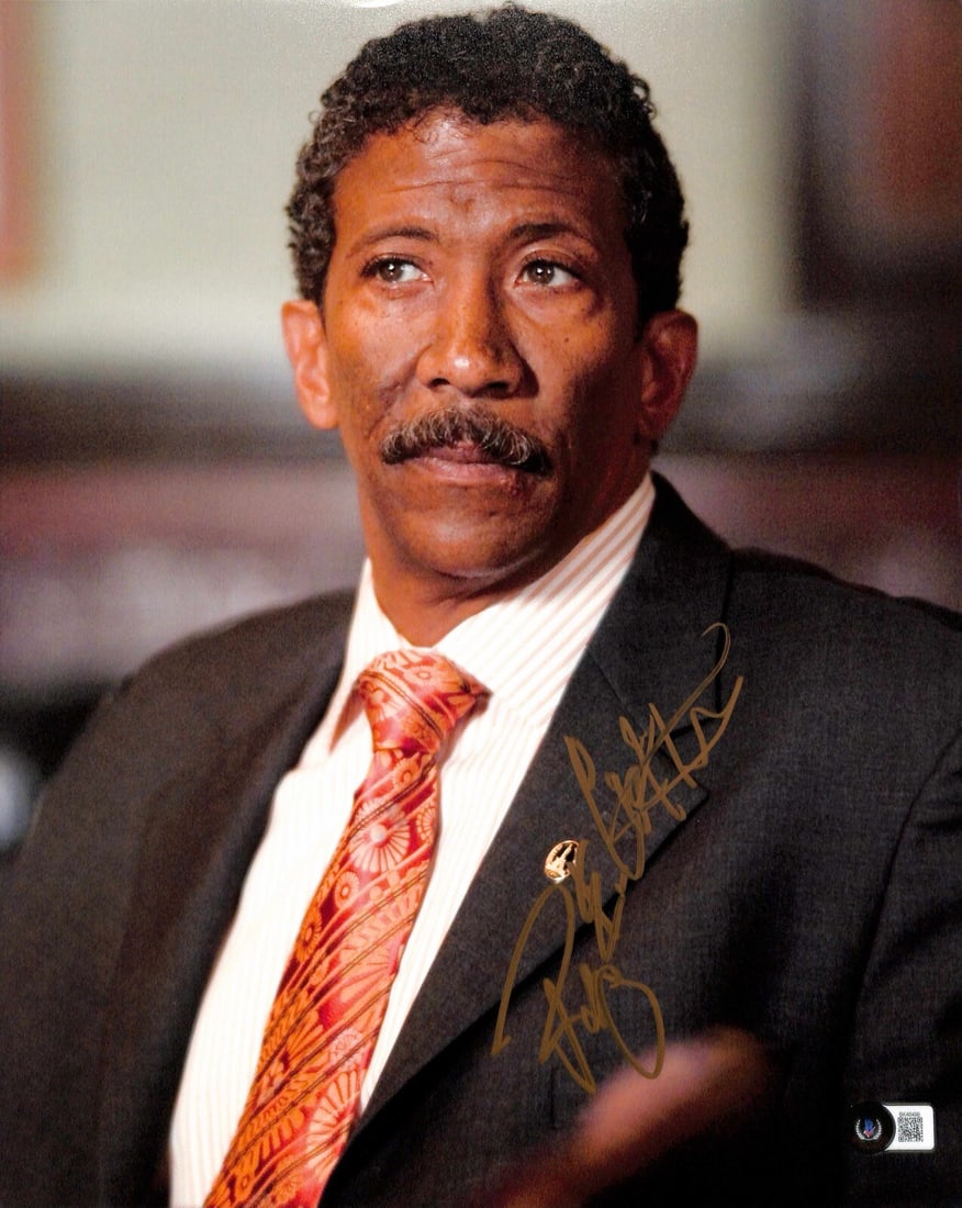 Reg E Cathey Signed 11x14 Photo The Wire Beckett Certified (1 of 1)