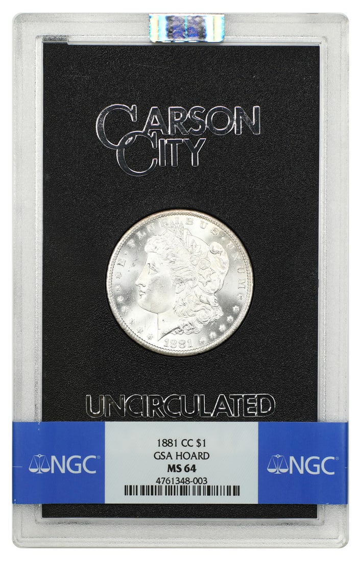 1881-CC Morgan Silver Dollar NGC MS64 with GSA Box and COA (1 of 5)
