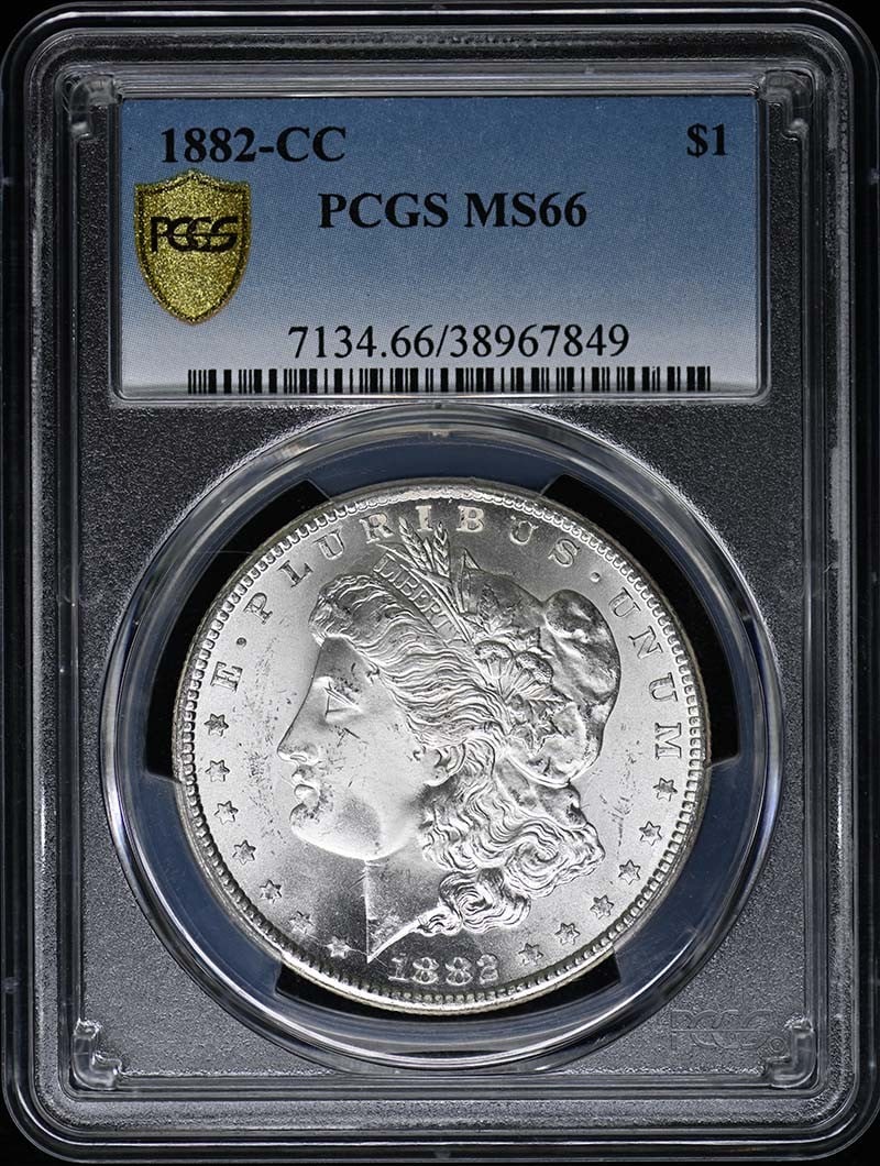 1882-CC Morgan Dollar PCGS MS66 Uncirculated Coin (1 of 2)
