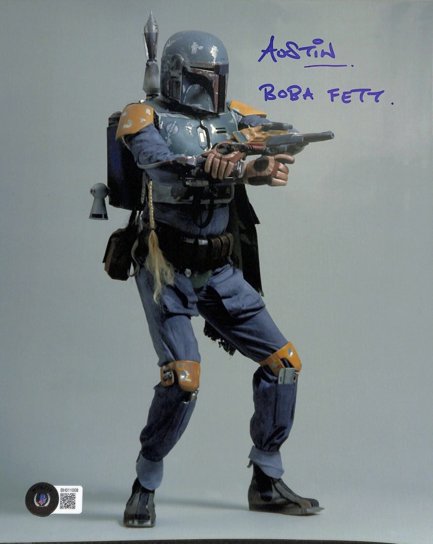 Mark Austin Signed 8x10 Boba Fett Photo Beckett Authenticated (1 of 1)
