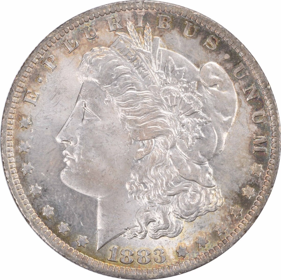 1883-O Morgan Silver Dollar Choice BU Uncertified Toned Coin (1 of 2)
